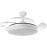 Ventilador Dani DC Plegable Metal Blanco 108Ø Ultrasilencioso 59w Regulable Mando Memoria 165391401
