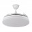 Ventilador Tridente  DC Plegable Metal Blanco 107Ø Ultrasilencioso 59w Regulable Mando Memoria 236391301