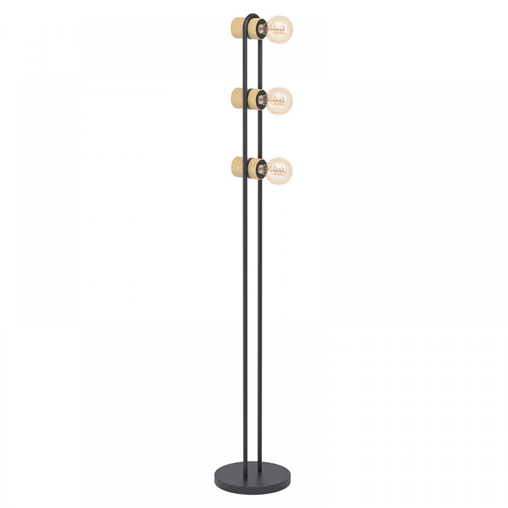 Eglo Lampara Chieveley Negro 43544 - Lamparas Eglo