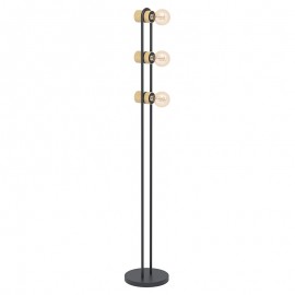 Eglo Lampara Chieveley Negro 43544 - Lamparas Eglo