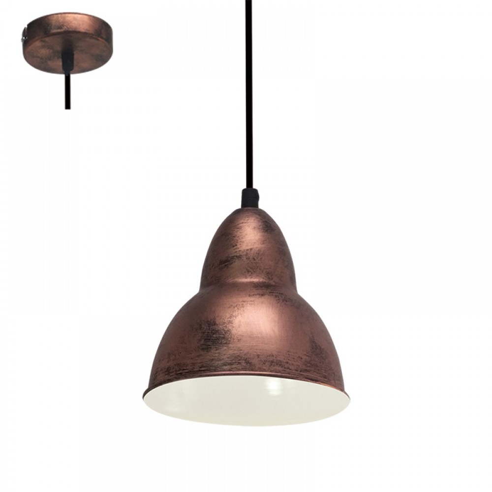 Eglo Colgante Vintage Truro Cobre Viejo 49235 - Lamparas Eglo