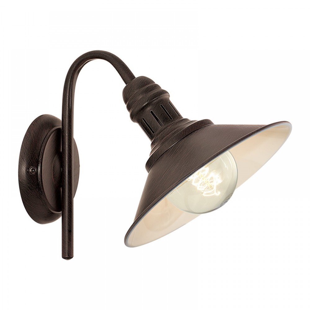Eglo Aplique Vintage Stockbury Marron Viejo 49458 - Lamparas Eglo