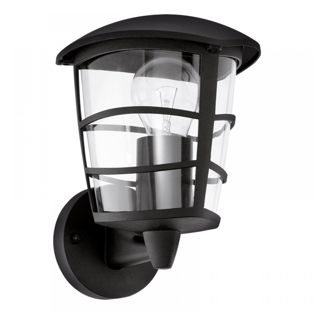 Eglo Aplique Exterior Negro Aloria 93097 - Lamparas Eglo
