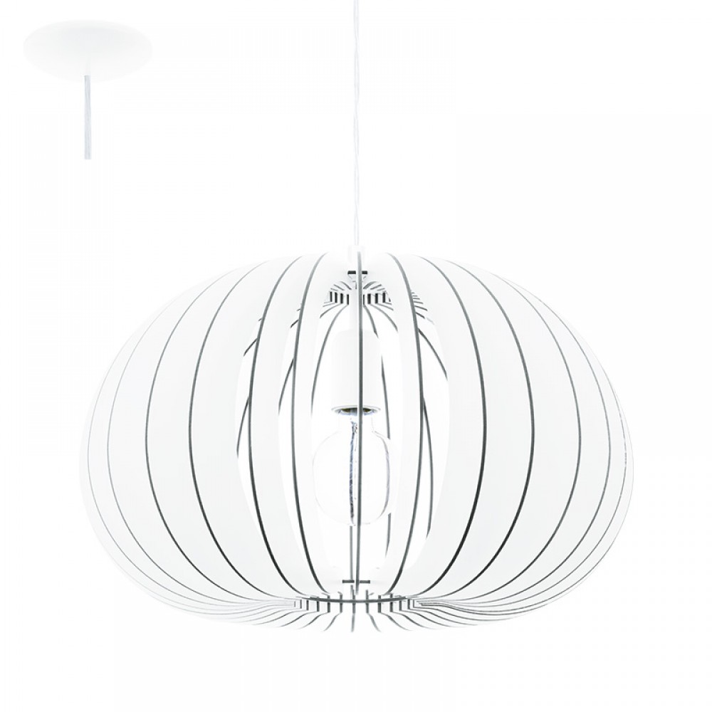 Eglo Colgante Madera Cossano E27 1 Luz 94442 - Lamparas Eglo
