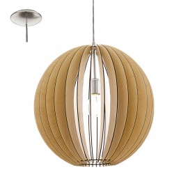 Eglo Colgante Madera Cossano E27 1 Luz 94765 - Lamparas Eglo