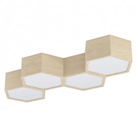 Eglo Lampara Mirlas Marron 98862 - Lamparas Eglo