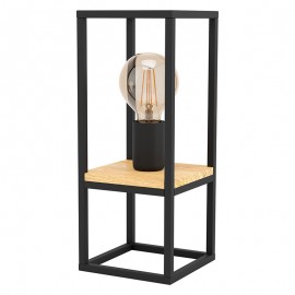 Eglo Lampara Libertad Negro-Marron 99797 - Lamparas Eglo