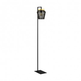 Eglo Lampara Escandidos Negro-Laton 99809 - Lamparas Eglo