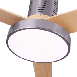 Ventilador Pax DC Niquel 139Ø 40W 3Aspas Haya Mando, Memoria y Temporizador 158591342 - Fabrilamp
