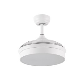 Ventilador Mini Cala DC Blanco Plegable 91Ø 48w Mando Memoria y Temporizador 158999001 - Fabrilamp