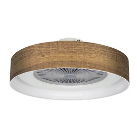 Ventilador Jerte Madera Oscura 60Ø 72w 5Aspas Mando ,Memoria, Dimable y Temporizador 176891584 - Fabrilamp
