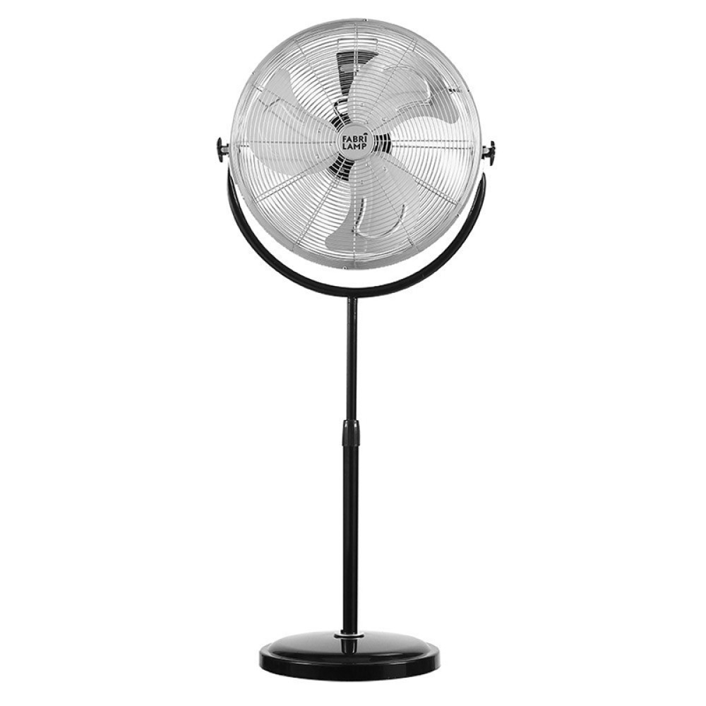Ventilador Trascias De pie Negro 55Ø 120w Regulable y Orientable 181241009 - Fabrilamp