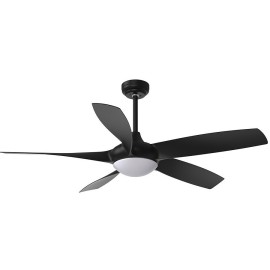 Ventilador Galleo DC Negro 137Ø 24w 5 Aspas Mando Memoria y temporizador 181591509 - Fabrilamp
