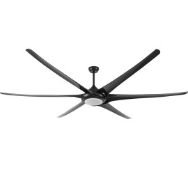 Ventilador Moncayo DC Negro 254Ø 30w 6Aspas Mando Memoria y temporizador 181691609 - Fabrilamp