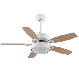 Ventilador Braw DC Blanco 106,7Ø 30w Mando Memoria y temporizador 181891568 - Fabrilamp