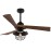 Ventilador Vulturno DC Negro 132Ø 1xE27 Mando Memoria y temporizador 182391309