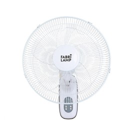 Ventilador Cuta De Pared Blanco 43Ø 50w Oscilante y Temporizador 184361001 - Fabrilamp