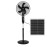 Ventilador Solar Boreal DC De Pie Negro 43Ø 30w Usb Oscilante 186841009