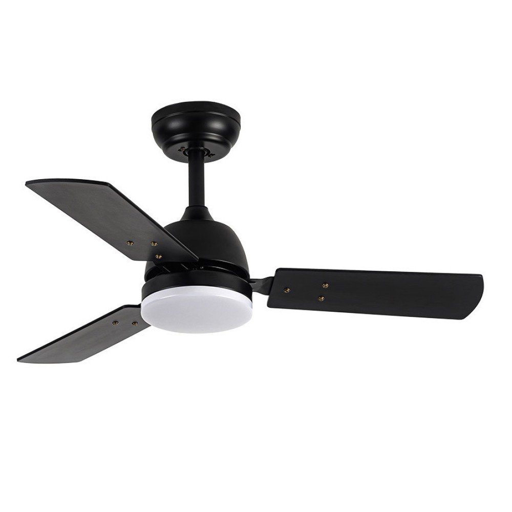 Ventilador Portico DC Negro 91Ø 20w 3Aspas Reversibles Mando Memoria y Temporizador 206991309 - Fabrilamp