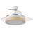 Ventilador Mini Iglu DC Blanco-Haya Plegable 91Ø 72w Mando Memoria y Temporizador 207099068