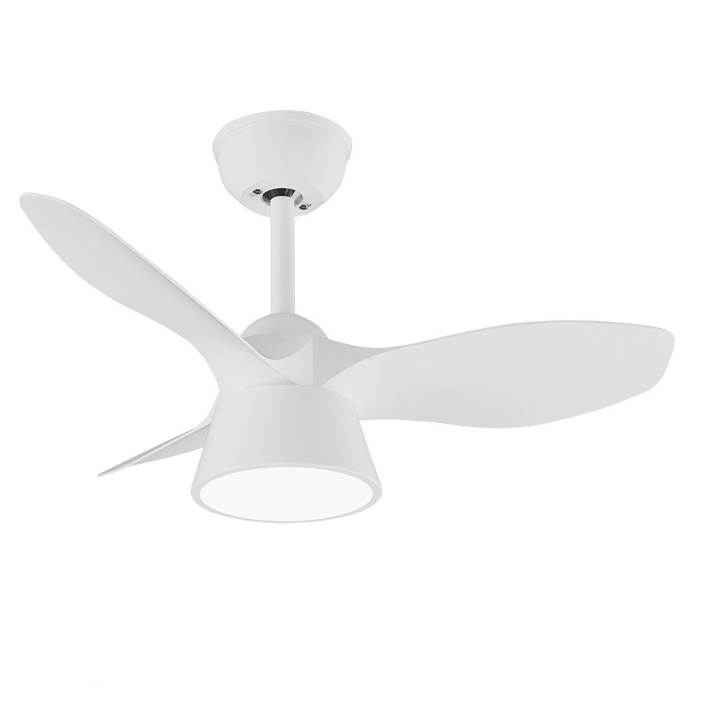 Ventilador Cubico DC Blanco 82Ø 36w 3Aspas Mando Memoria y Temporizador 207391301 - Fabrilamp