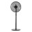 Ventilador Icono Negro De Pie 44Ø 45w 5Aspas Oscilante Mando y Temporizador 207441009