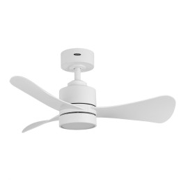Ventilador Zepelin DC Blanco 91Ø 18w 3Aspas Mando Memoria y Temporizador 207791301 - Fabrilamp