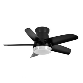 Ventilador Neutron DC Negro 91Ø 24w 5Aspas Mando Memoria y Temporizador 207991509 - Fabrilamp