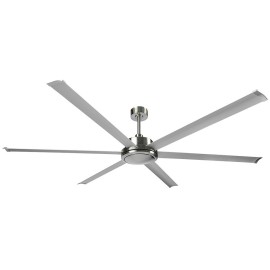 Ventilador Sanson DC Niquel-Plata 305Ø 6Aspas Mando y Temporizador 208391663 - Fabrilamp