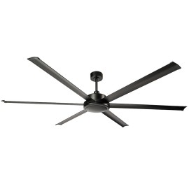Ventilador Sanson DC Negro 214Ø 6Aspas Mando y Temporizador 208399609 - Fabrilamp
