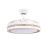 Ventilador Viper DC Blanco-Haya Plegable 107Ø 72w 3aspas Mando Memoria Y Temporizador 208991368