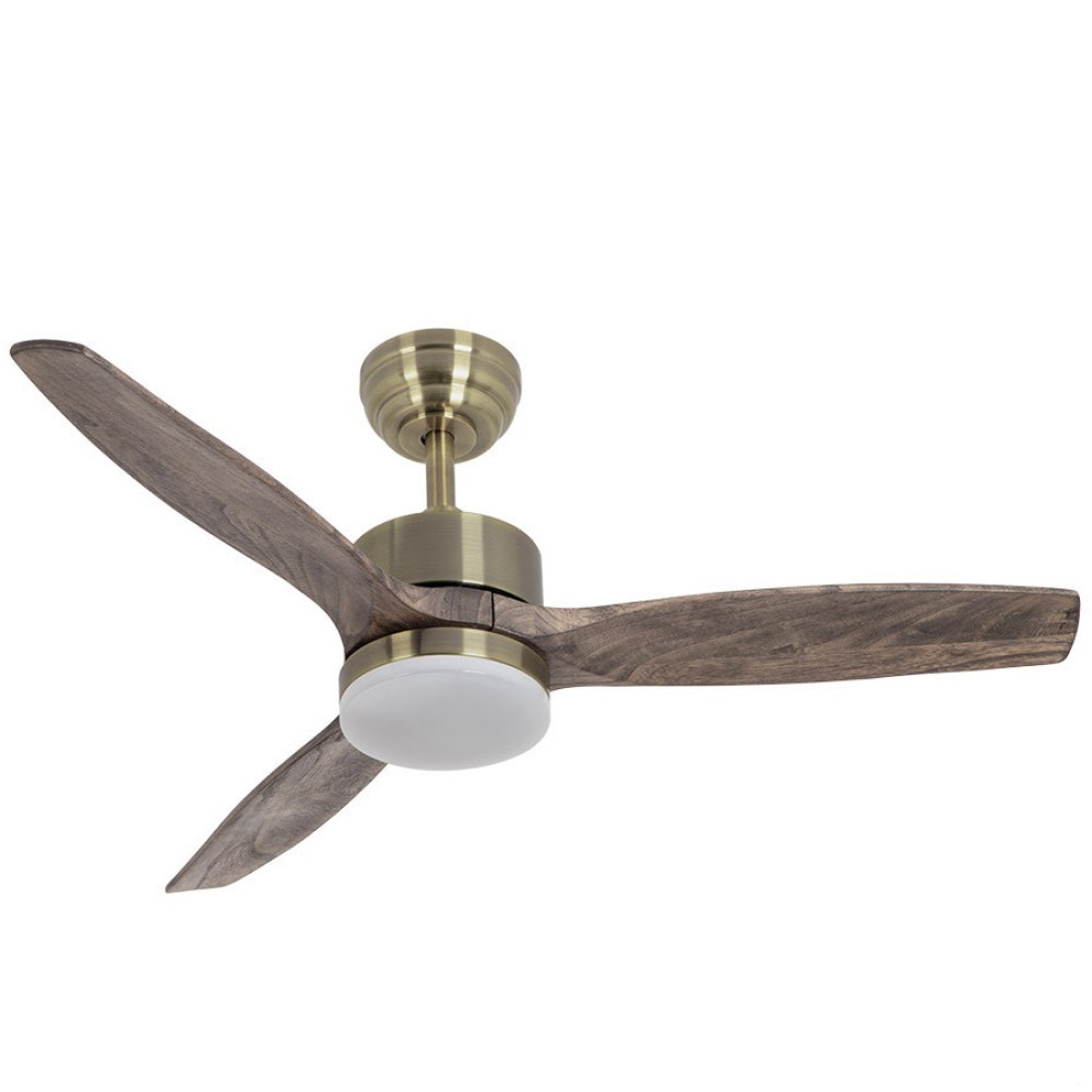 Ventilador Torino DC Cuero 107Ø 24w 3aspas Mando Memoria Y Temporizador 209091364 - Fabrilamp