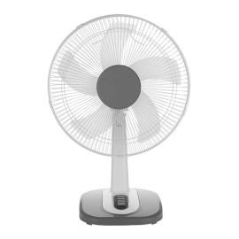 Ventilador Arroyo Sobremesa Grande Blanco-gris43Ø 45w 5 Aspas Oscilante Y Rotatorio 210871028 - Fabrilamp