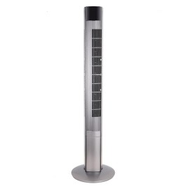 Ventilador Principe De Torre Plata 3vel 50w Mando Oscilante Temporizador 211071010 - Fabrilamp