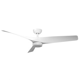 Ventilador Niger DC Blanco 132Ø 22w 3aspas Mando Regulable Memoria Y Temporizador 211591301 - Fabrilamp