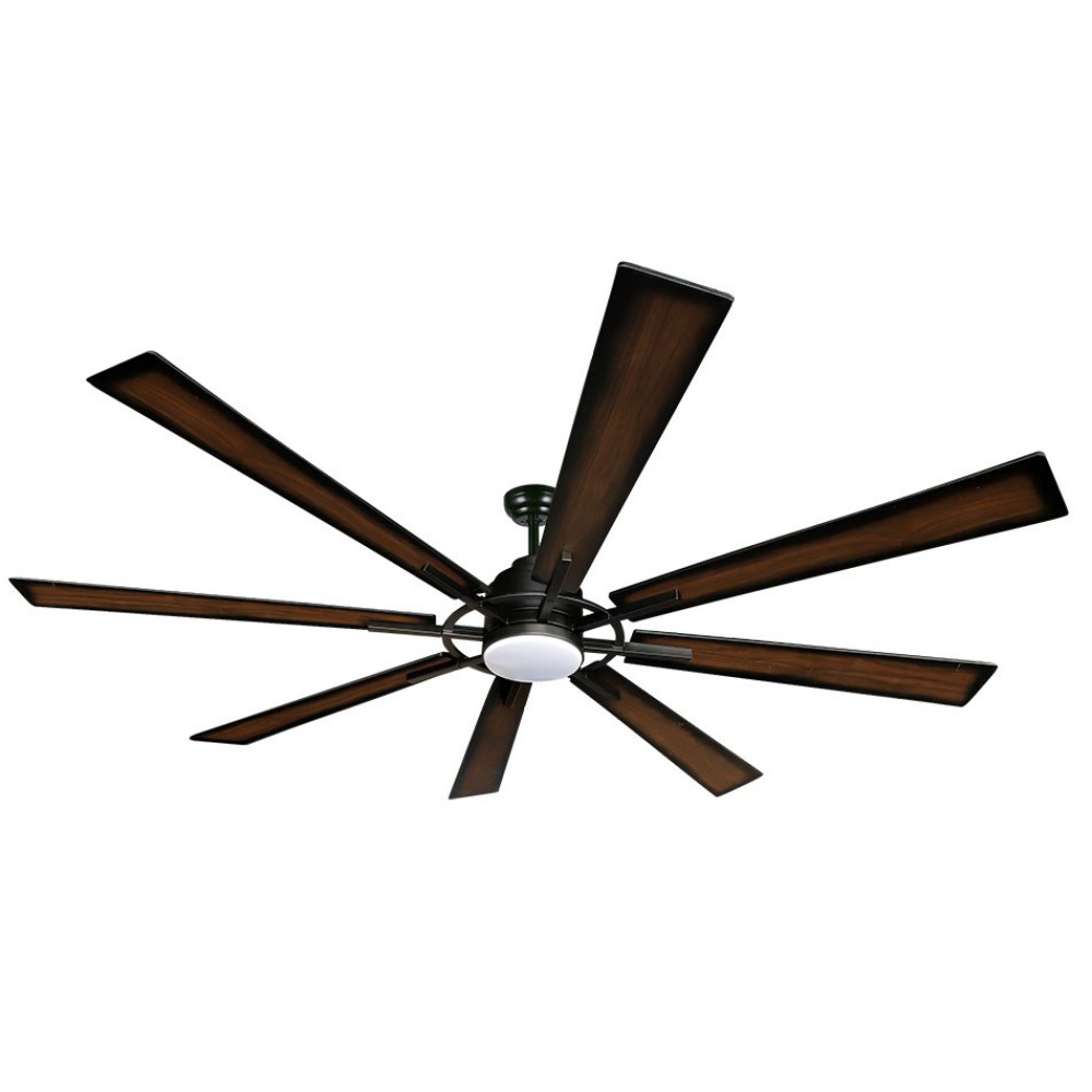 Ventilador Fusion DC Negro-Roble 183Ø 24w 8aspas Mando Regulable Memoria Y Temporizador 211691809 - Fabrilamp