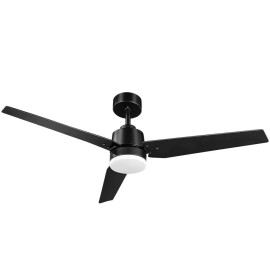 Ventilador Captus DC Negro 132Ø 22w 3aspas Mando Regulable Memoria Y Temporizador 212391309 - Fabrilamp