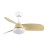 Ventilador Atomo DC Blanco-Haya 91Ø 24w 3aspas Mando Memoria Y Temporizador 212991368