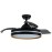 Ventilador Nalon DC Negro-Madera Oscura Plegable 109Ø 72w 3aspas Mando Memoria Y Temporizador 213091385