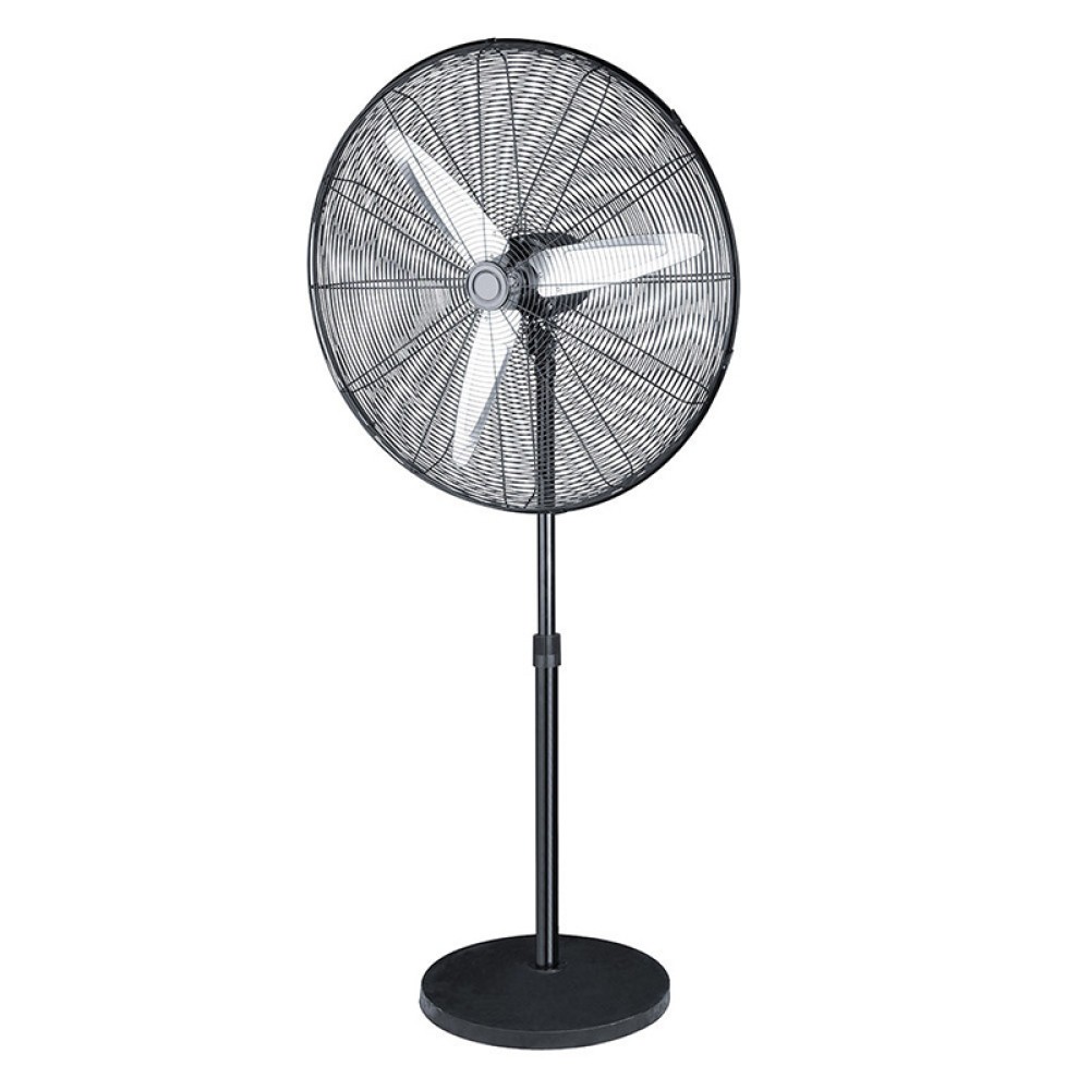 Ventilador Alarcon De Pie Negro 65Ø 180W Orientable Y Oscilante 213241109 - Fabrilamp