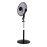 Ventilador Magico De Pie Negro-Blanco 41Ø 45w 3aspas Orientable Rotatorio 214141026