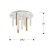 Plafon Varas Oro-Blanco 9L 374064