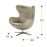 Sillon Egg Antelina Beige 594745