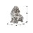 Figura Bull Dog Cromo 841351