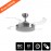 Lámparas MDC, Ventilador Retractil Mistra Xs Dc Niquel 5-7950-35-09