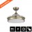 Lámparas MDC, Ventilador Retractil Mistra Xs Dc Cuero 5-7950-43-09
