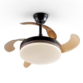 Ventilador Mini Vento Negro 40Ø Dimable 169211 - Schuller