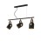 Lampara Adame 3 Luces Negro-Oro 346724