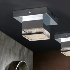 Plafon Led Prisma Cromo Tulipa Acrilica 4W 475168 - Schuller