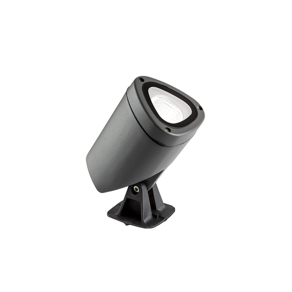 Foco Baliza Flux Exterior Gris ip65 491955 - Schuller